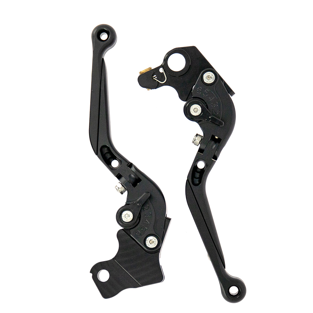 Kit leviers de frein et d'embrayage anodisés noir Myra pour Kawasaki