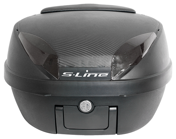 Top Case S-Line 42L Noir Mat Carbone 40x49x31cm - vue 2