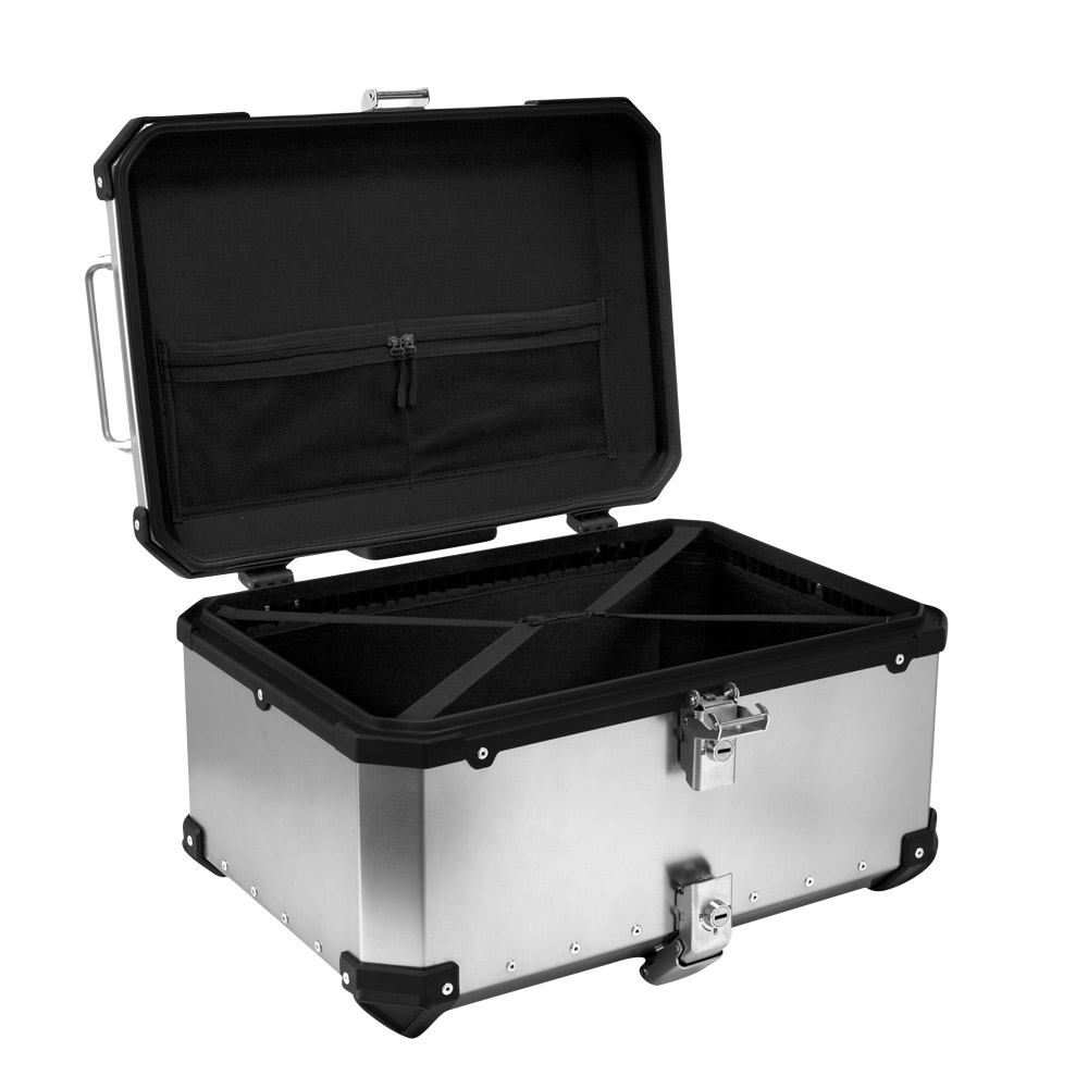 Top case aluminium X-PLOR 55L Silver - vue 2