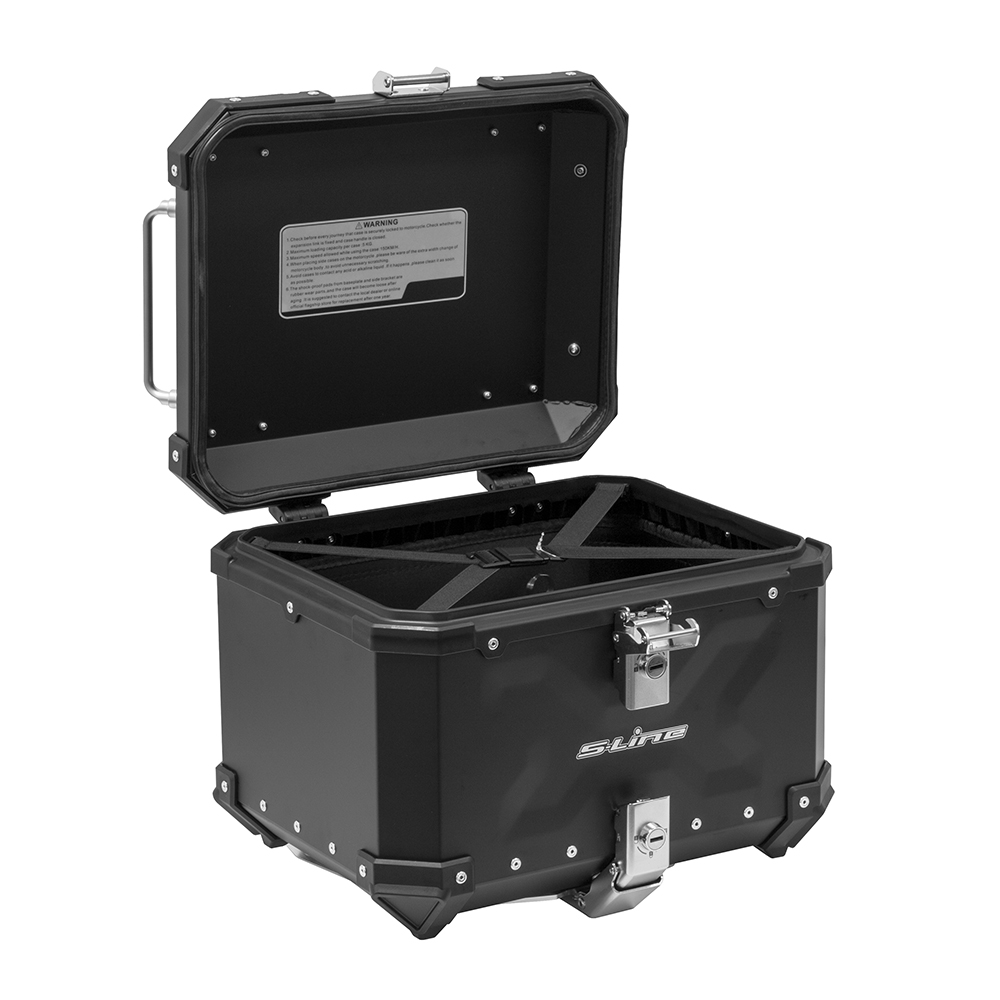 Topcase Aluminium S-Line Noir 37L - vue 2