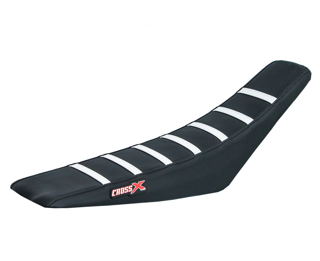 Housse de selle CrossX Sherco SE-R SEF-R noir/blanc
