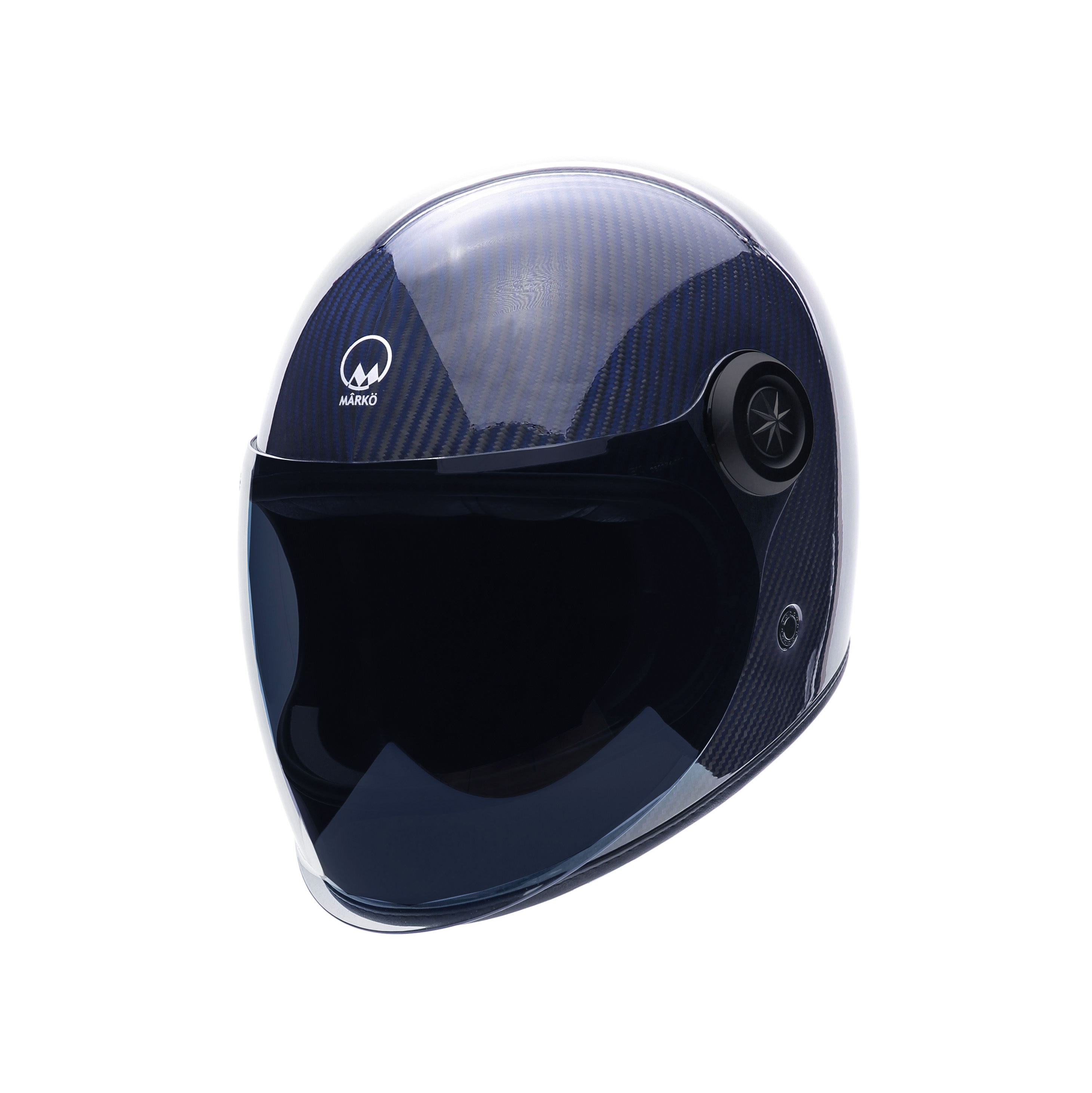 Casque Intégral Darkside Carbon Bleu L Marko