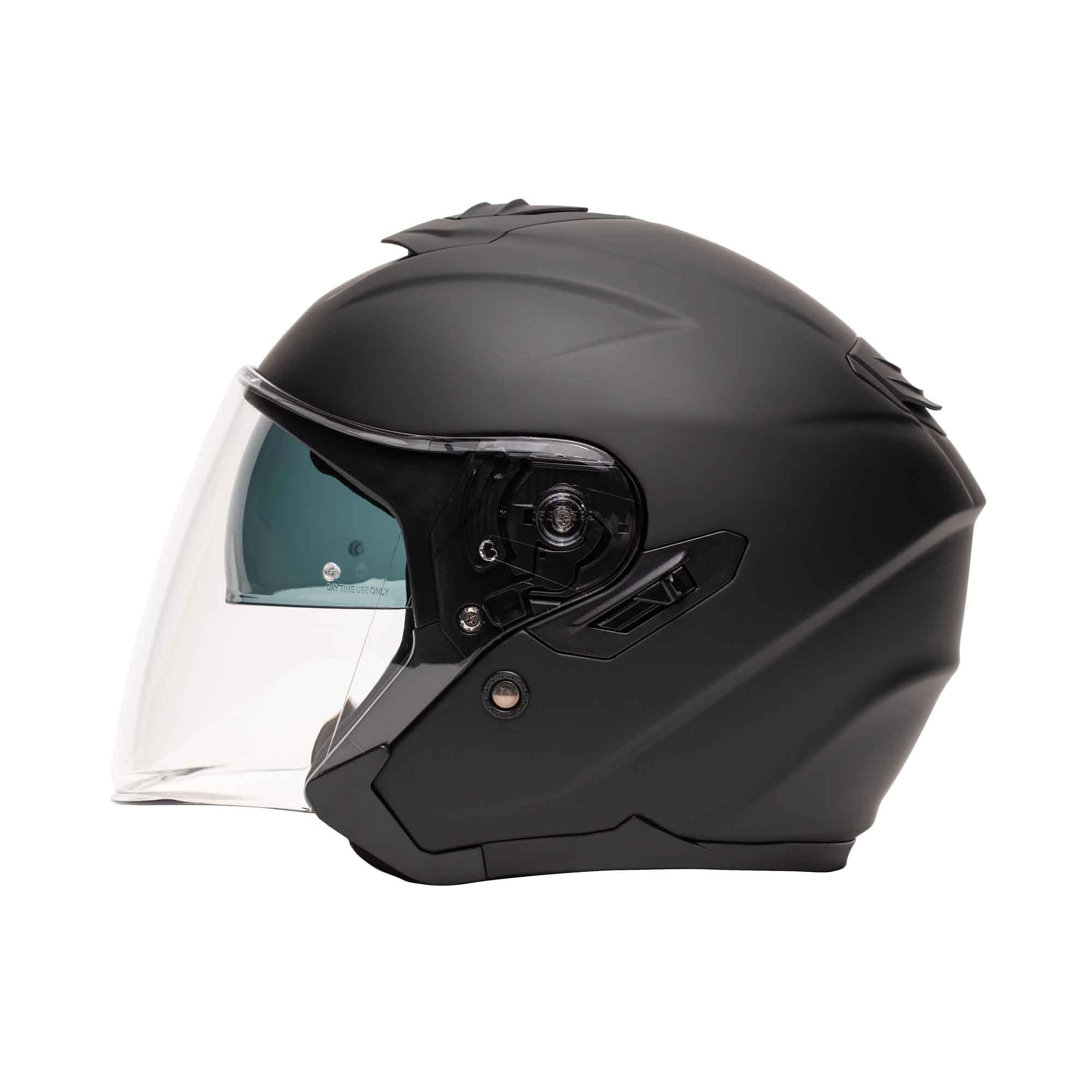 Casque Jet M-JET Fibre Marko Noir mat - vue 2