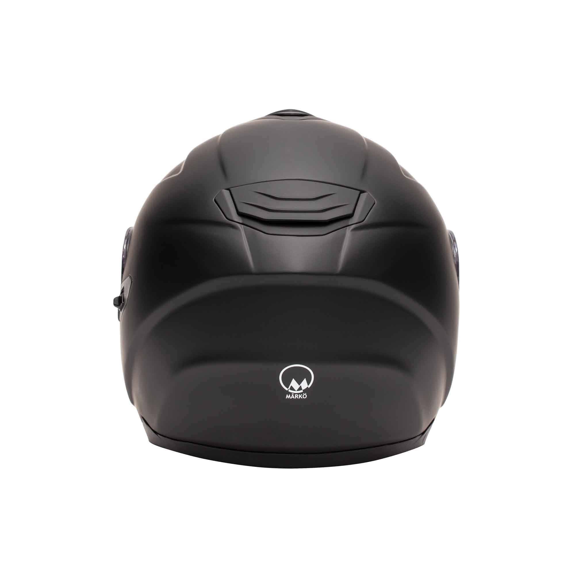 Casque Jet M-JET Fibre Marko Noir mat - vue 3