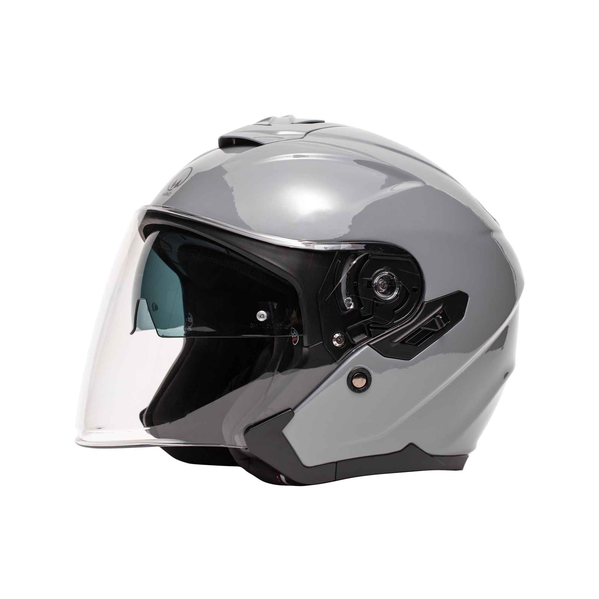 Casque Jet M-JET Fibre Gris Nardo Marko