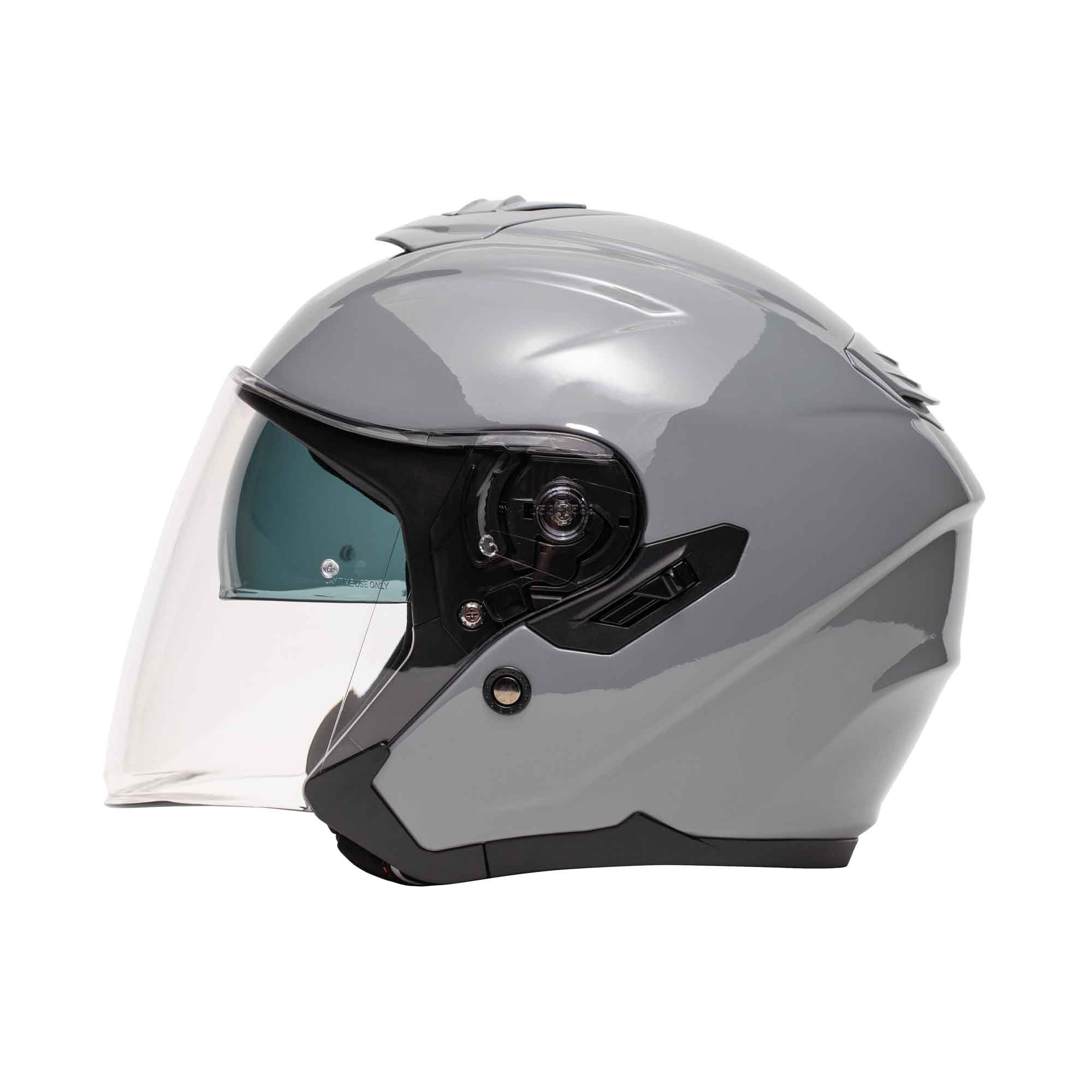 Casque jet Marko M-JET fibre gris Nardo - vue 2