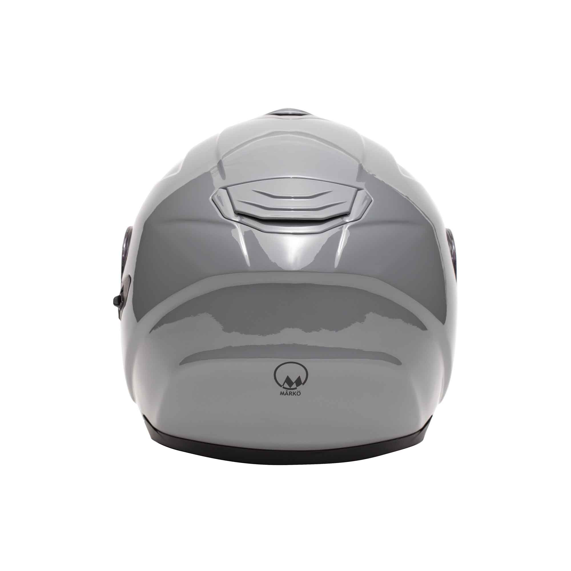 Casque jet Marko M-JET fibre gris Nardo - vue 3