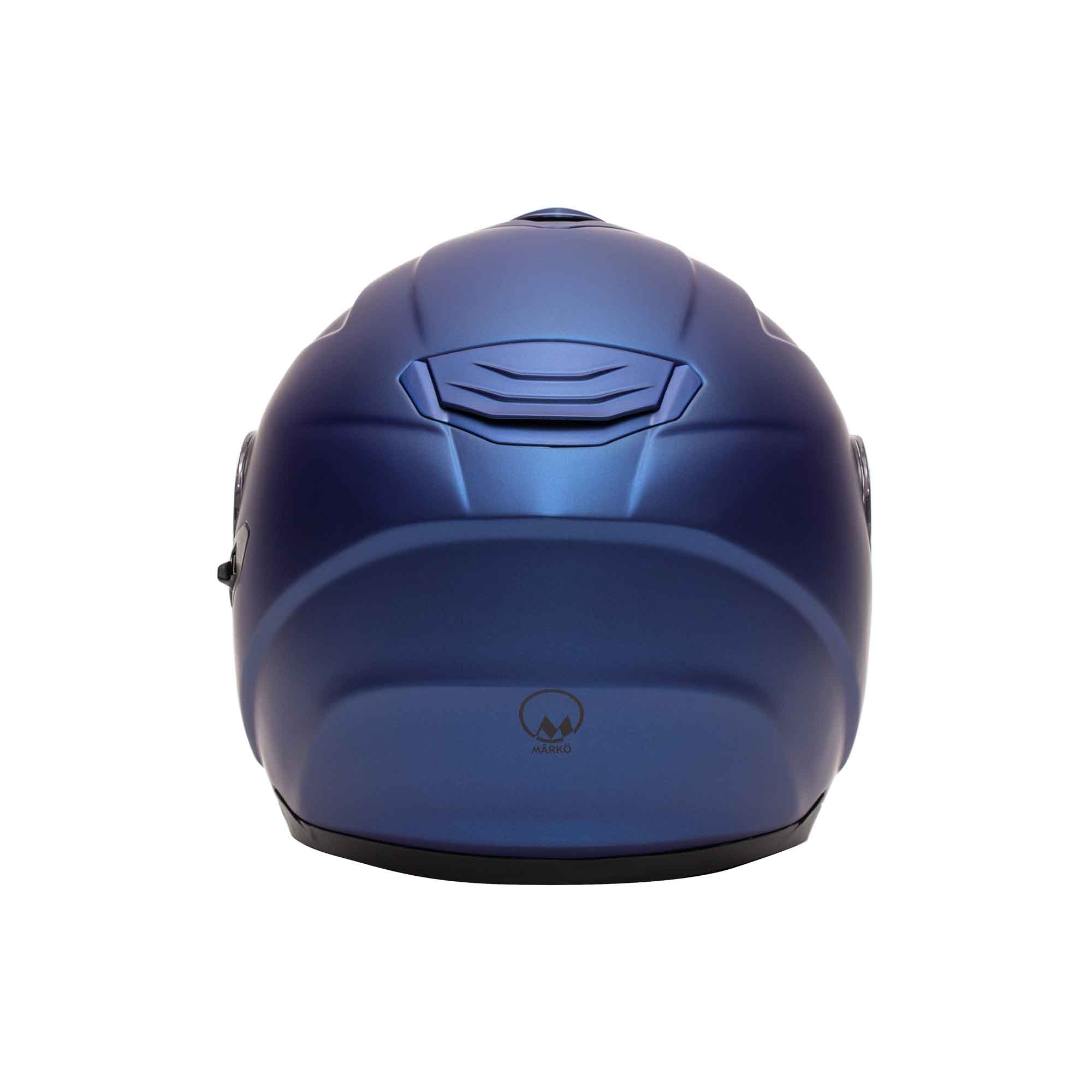 Casque Jet M-JET Fibre Bleu Mat Marko - vue 3
