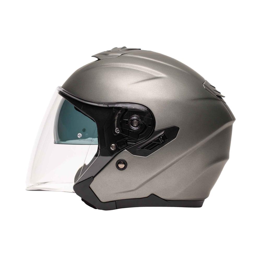 Casque Jet M-JET Fibre Titane Mat Marko - vue 2