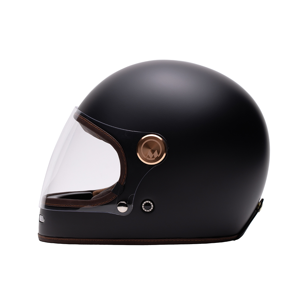 Casque intégral Marko Fullmoon noir marron XL - vue 2