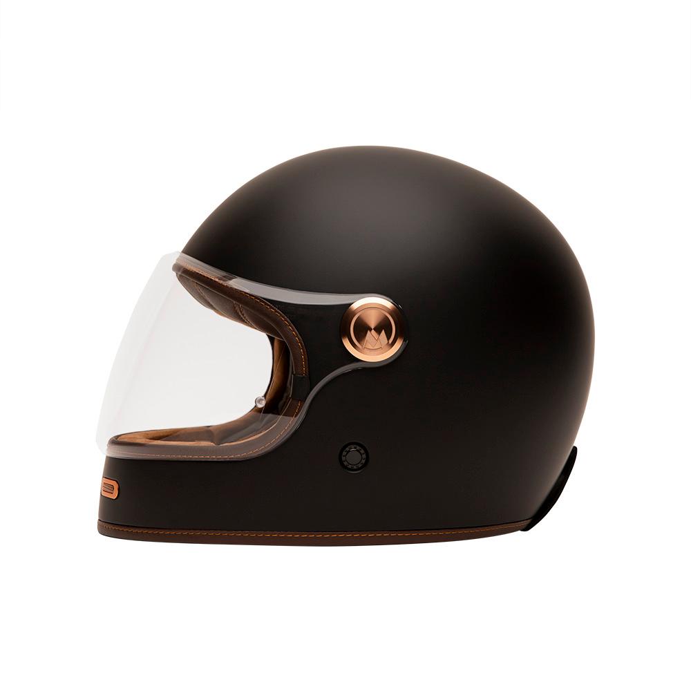 Casque modulaire Marko Fullmoon 2 22.06 NMat-Marron 2XL - vue 2
