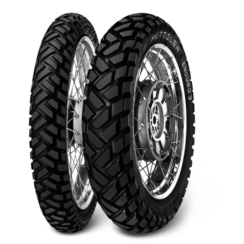 Pneu arrière Metzeler 120/90-17 64S TT Enduro 3 Sahara - vue 2