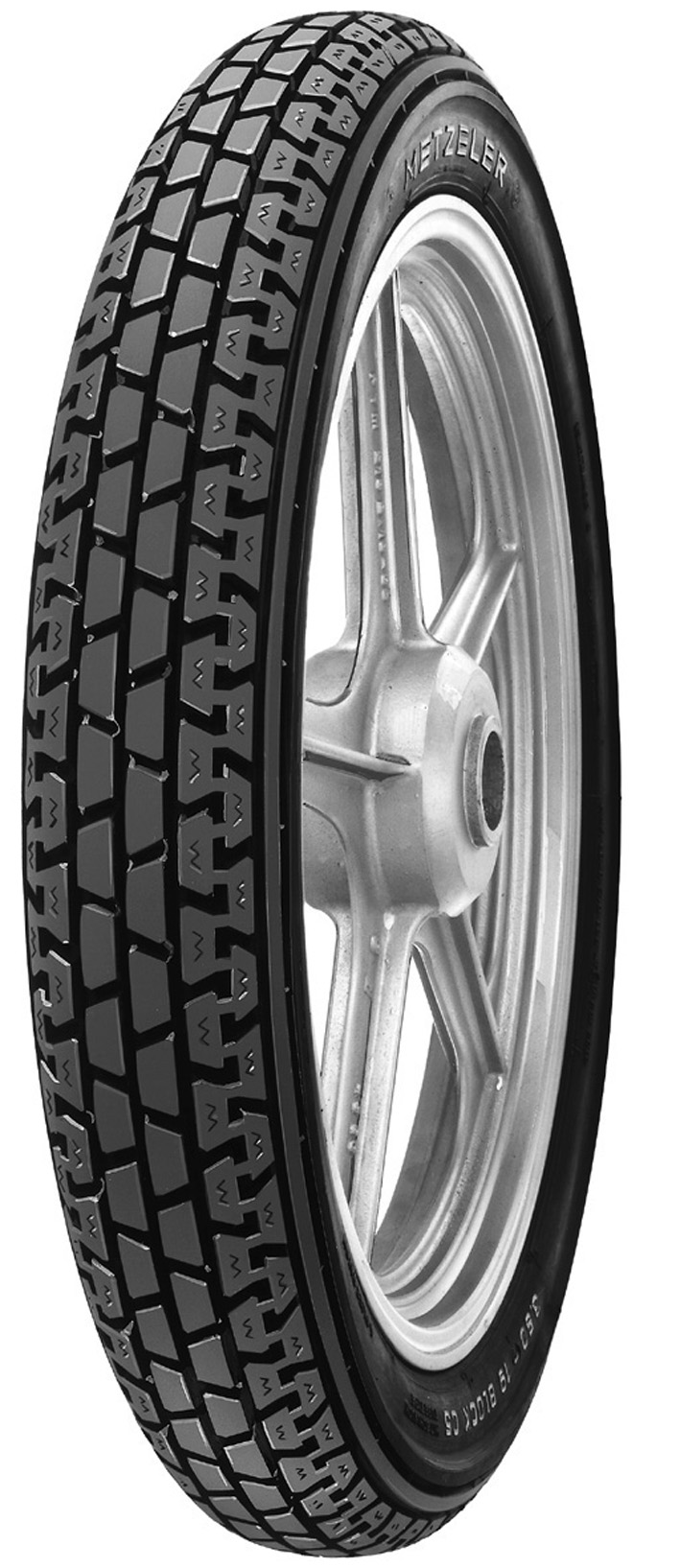 Pneu avant Metzeler 3.50-19 57P Block C - vue 2