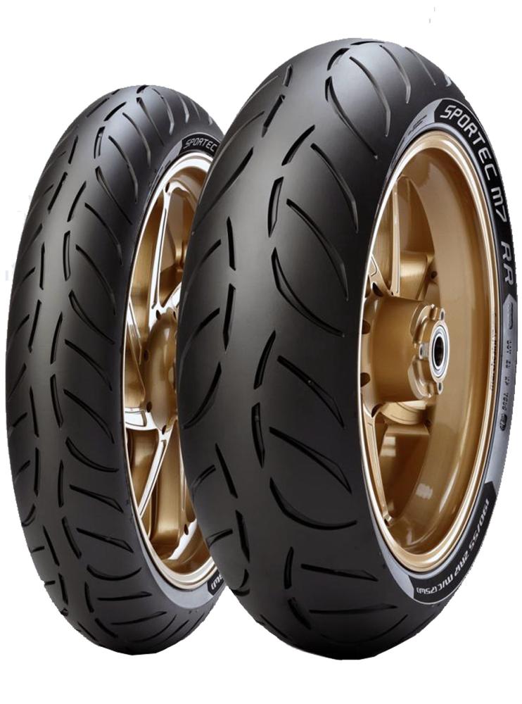 Pneu arrière Metzeler Sportec M7 RR 150/60 ZR 17 M/C 66W TL - vue 2