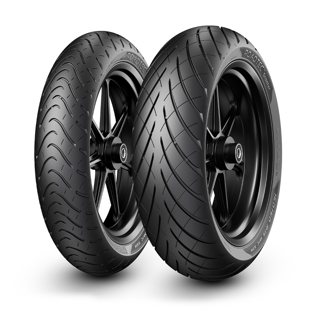 Pneu avant Metzeler Roadtec 120/80-14 M/C 58S TL scooter - vue 2