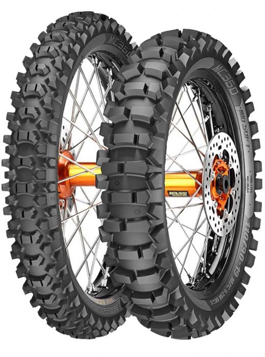 Pneu arrière Metzeler 80/100-21 M/C 51M TT MC360 mid soft - vue 2