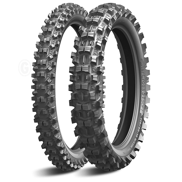 Pneu arrière Michelin Starcross 5 Mini 2.50 - 10 NHS 33J TT - vue 3