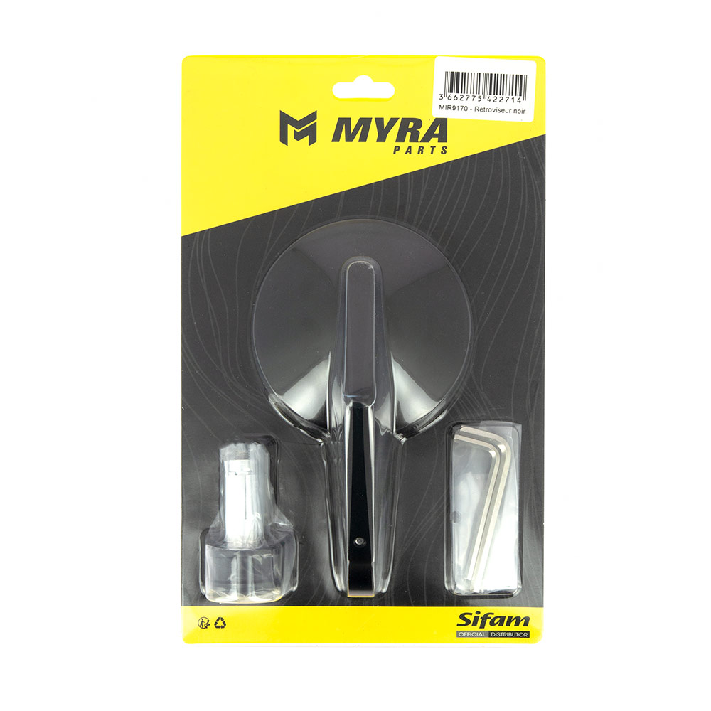 Rétroviseur universel Myra embouts de guidon diamètre 10 cm - vue 3
