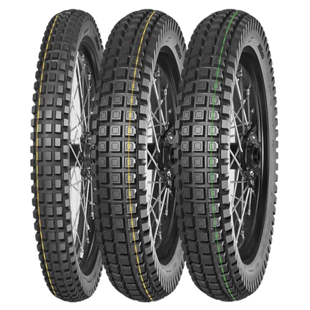 Pneu arrière Mitas 120/100-18 68P enduro hybrid super light green