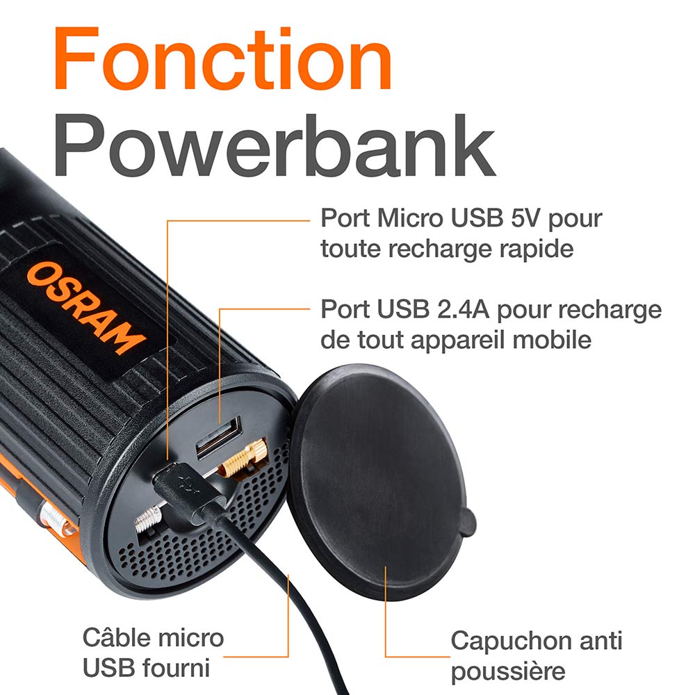 Compresseur à pneus autonome Osram - vue 7