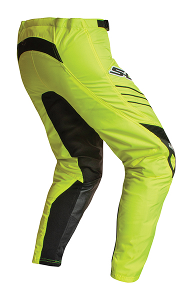 Pantalon Cross Textile S-Line Jaune Fluo/Noir - Taille 42 - vue 2