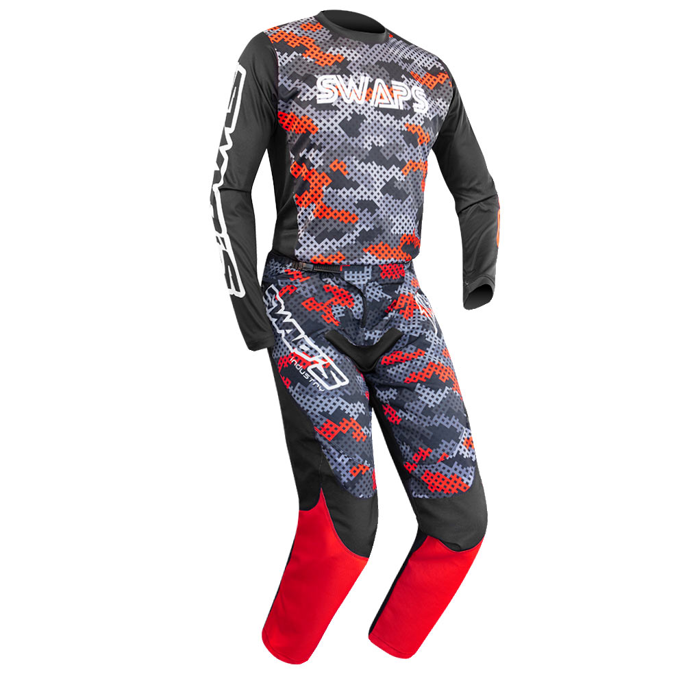 Pantalon Cross Swaps Rouge Taille S - vue 3