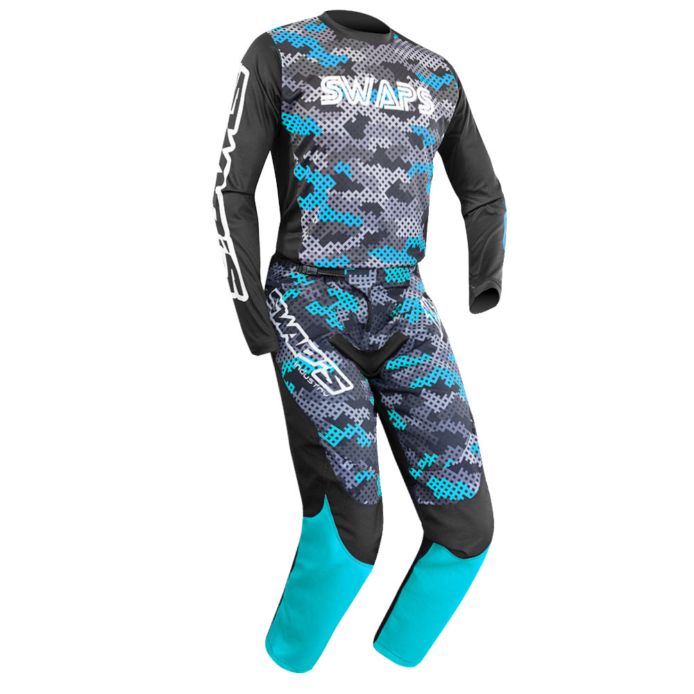 Pantalon cross Swaps bleu XL - vue 3