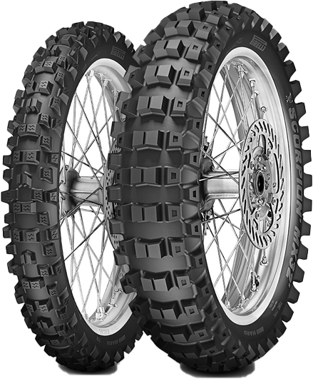 Pneu Pirelli Scorpion MX32 120/80-19 63M TT mid hard - vue 2