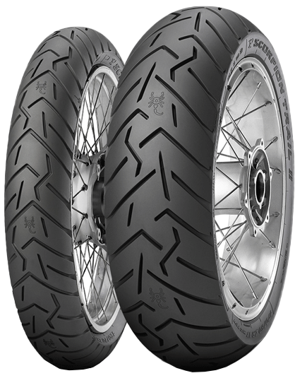 Pneu arrière Pirelli Scorpion Trail II 110/80 R 19 59V - vue 2