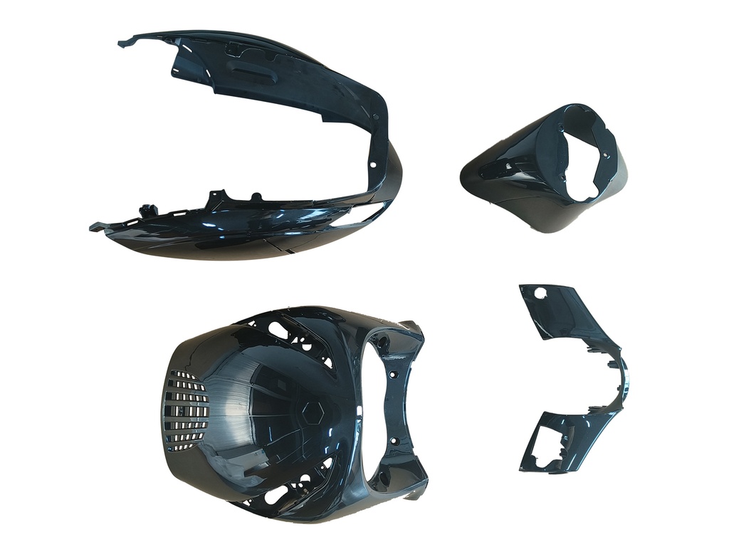 Kit Carénage Sifam Piaggio Zip à partir de 2000 noir brillant 4 pièces - vue 2