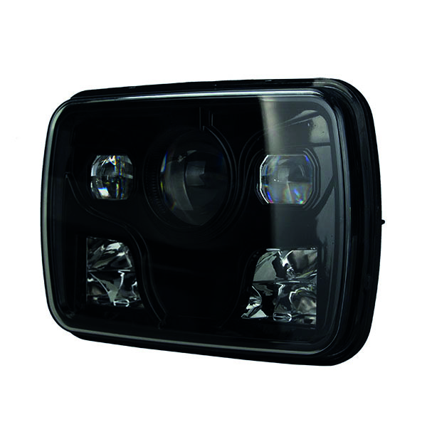 Projecteur rectangulaire 10 LEDs noir Sifam - vue 2