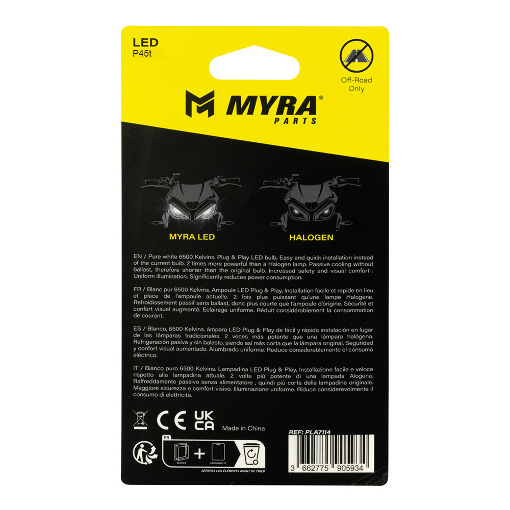 Projecteur Myra R2 P45t LED Code Européen - vue 3