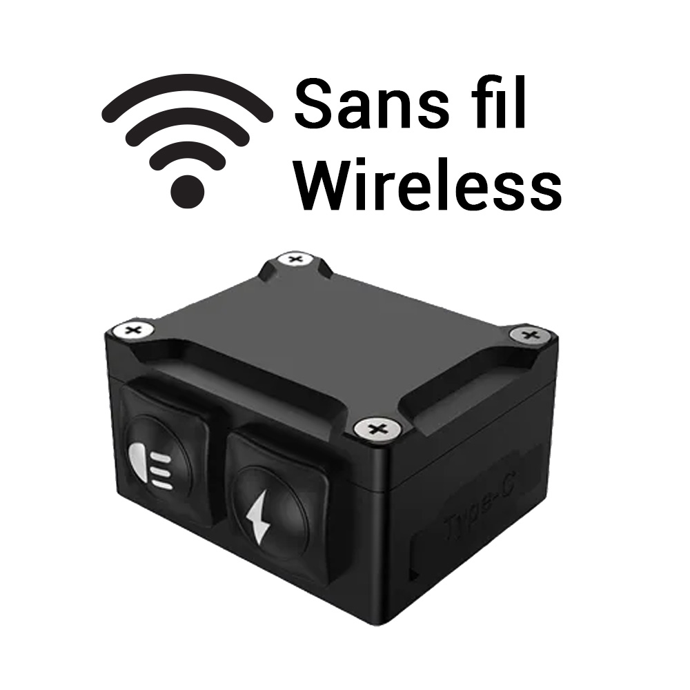 Feux Additionnels 2x25W Feux de Jour et Longue Portée Ecobene Commande Sans Fil - vue 3