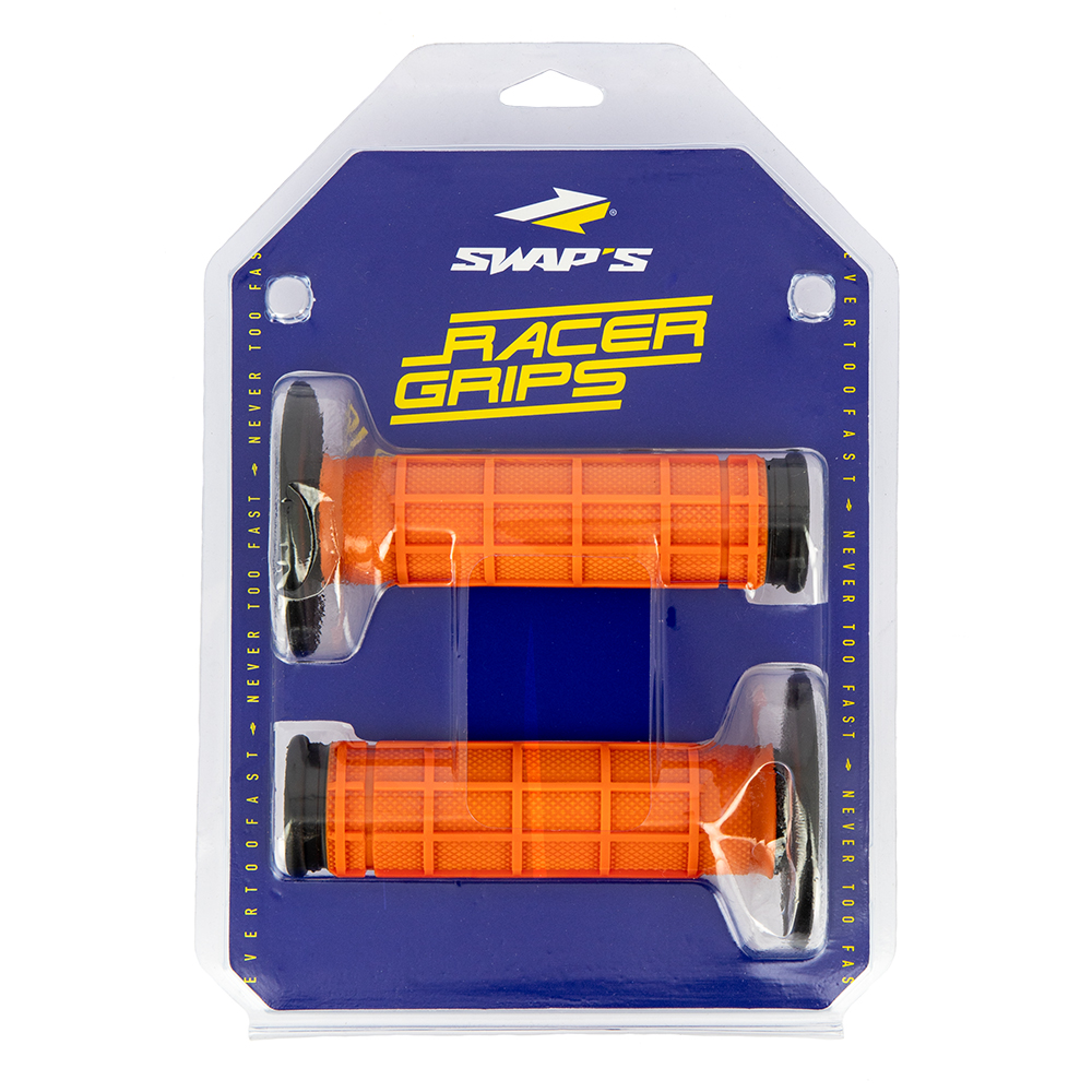 Gants Swaps Tout-Terrain Anti-Vibrations Orange / Noir - vue 2