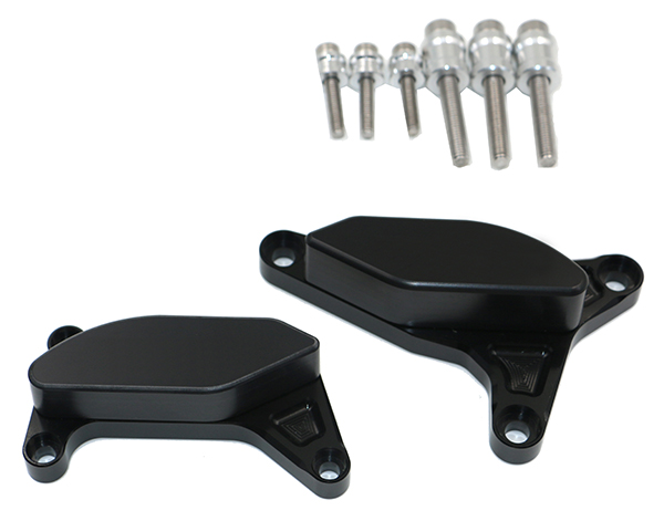 Kit Protection de Carters CNC Anodisés Noir Sifam FZ8 2010-2014