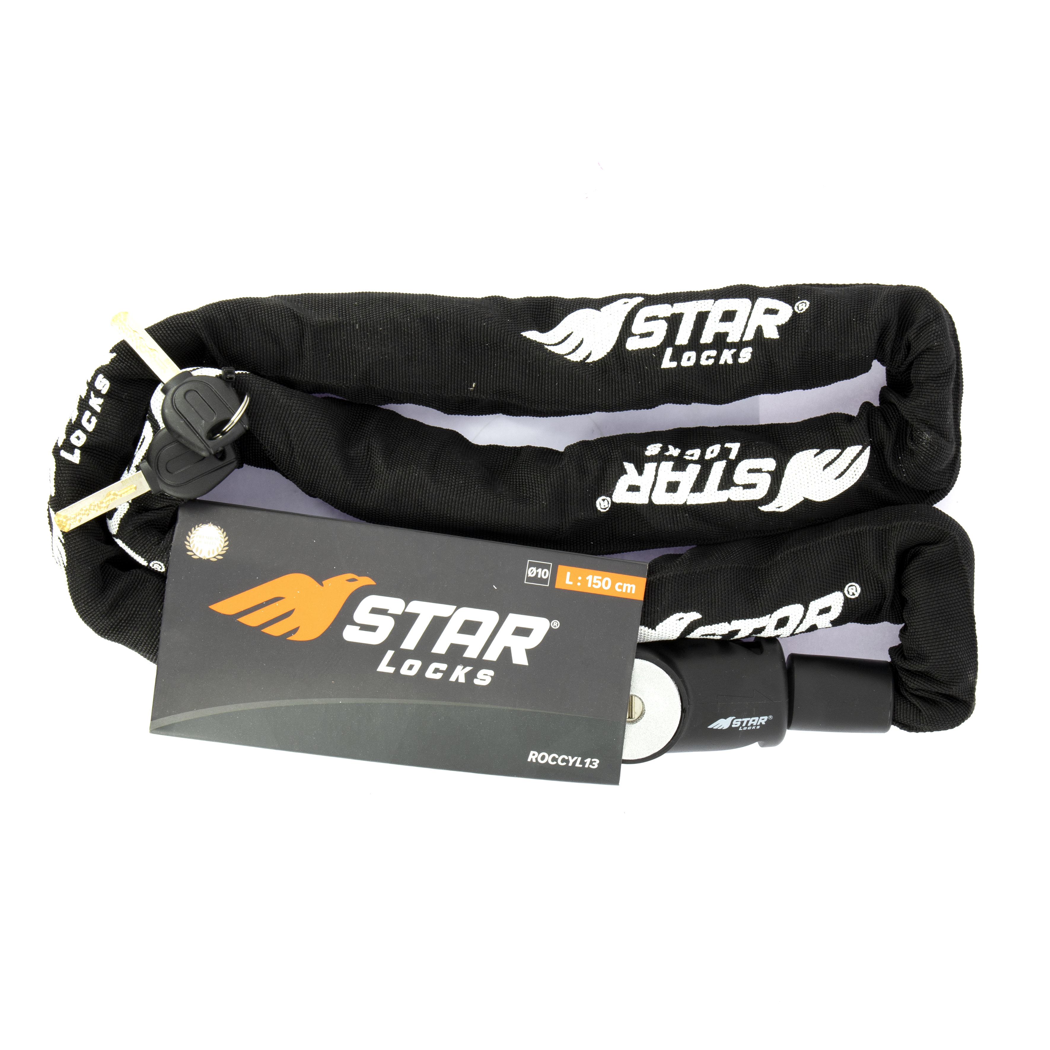 Antivol Chaîne Star Locks Ø10mm x 1m50 - vue 2