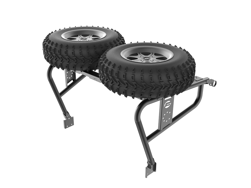 Porte-bagages porte-roues de secours GKA CFMOTO ZFORCE 1000 - vue 8