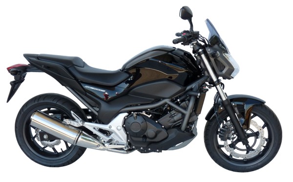 Sacoches Saut de vent Fabbri Honda NC700 S fumé foncé - vue 3