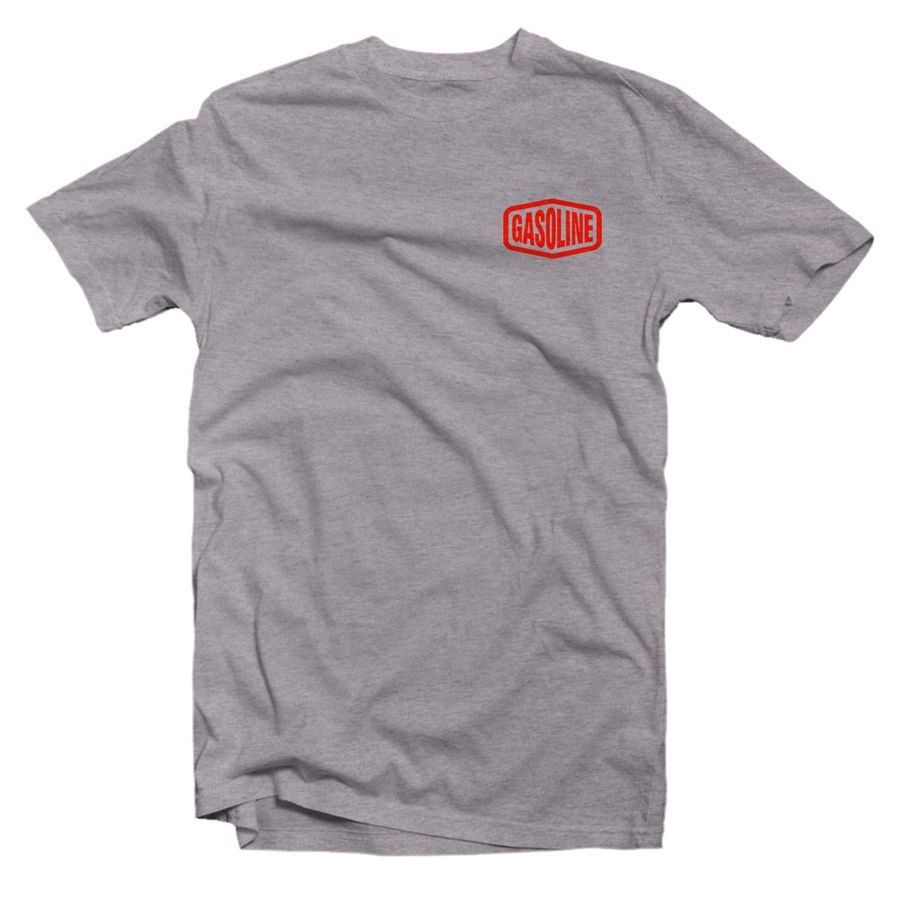 T-shirt gris Speed & Service Gasoline - vue 2