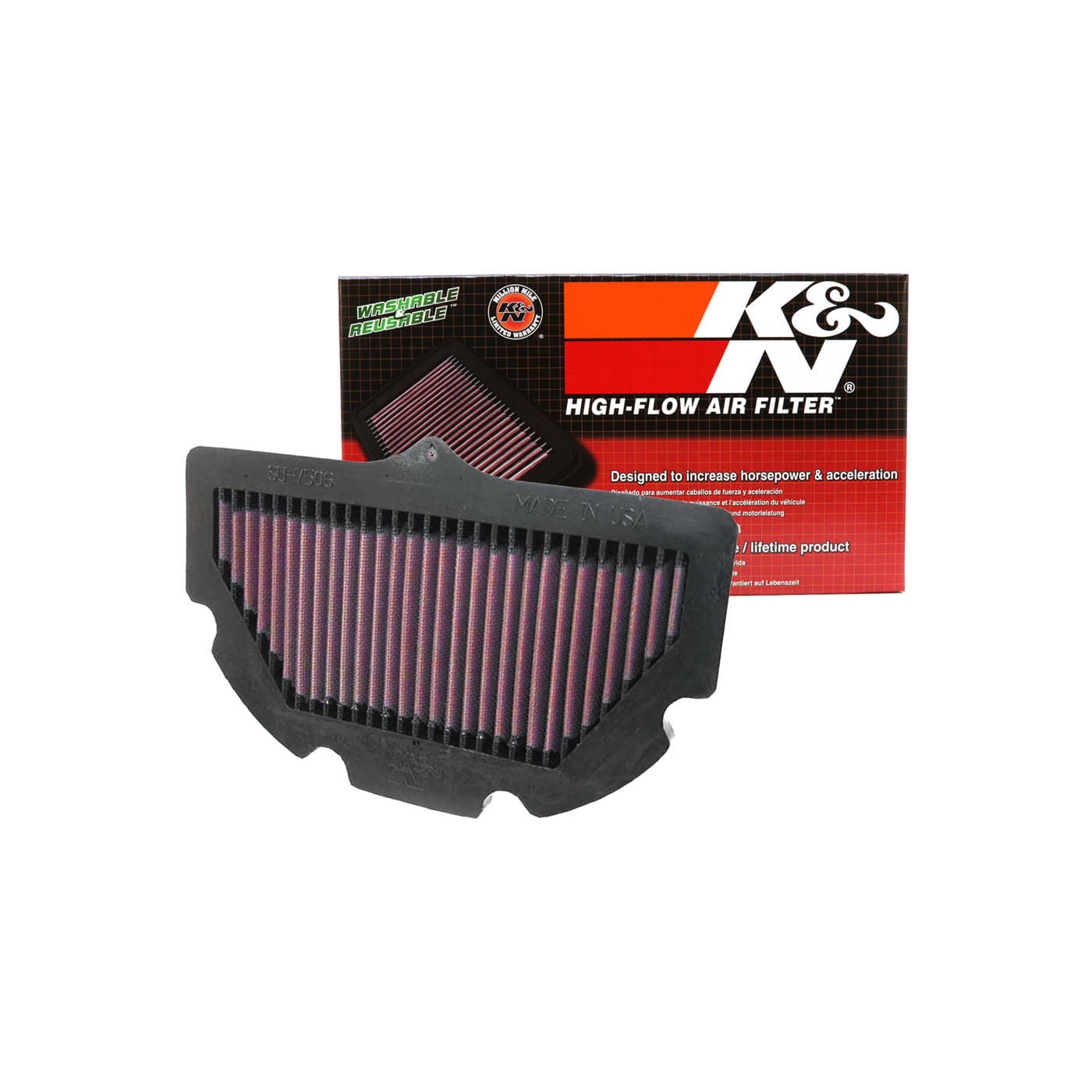 Filtre à air K&N Suzuki GSXR 600/750 2006-2010 - vue 3