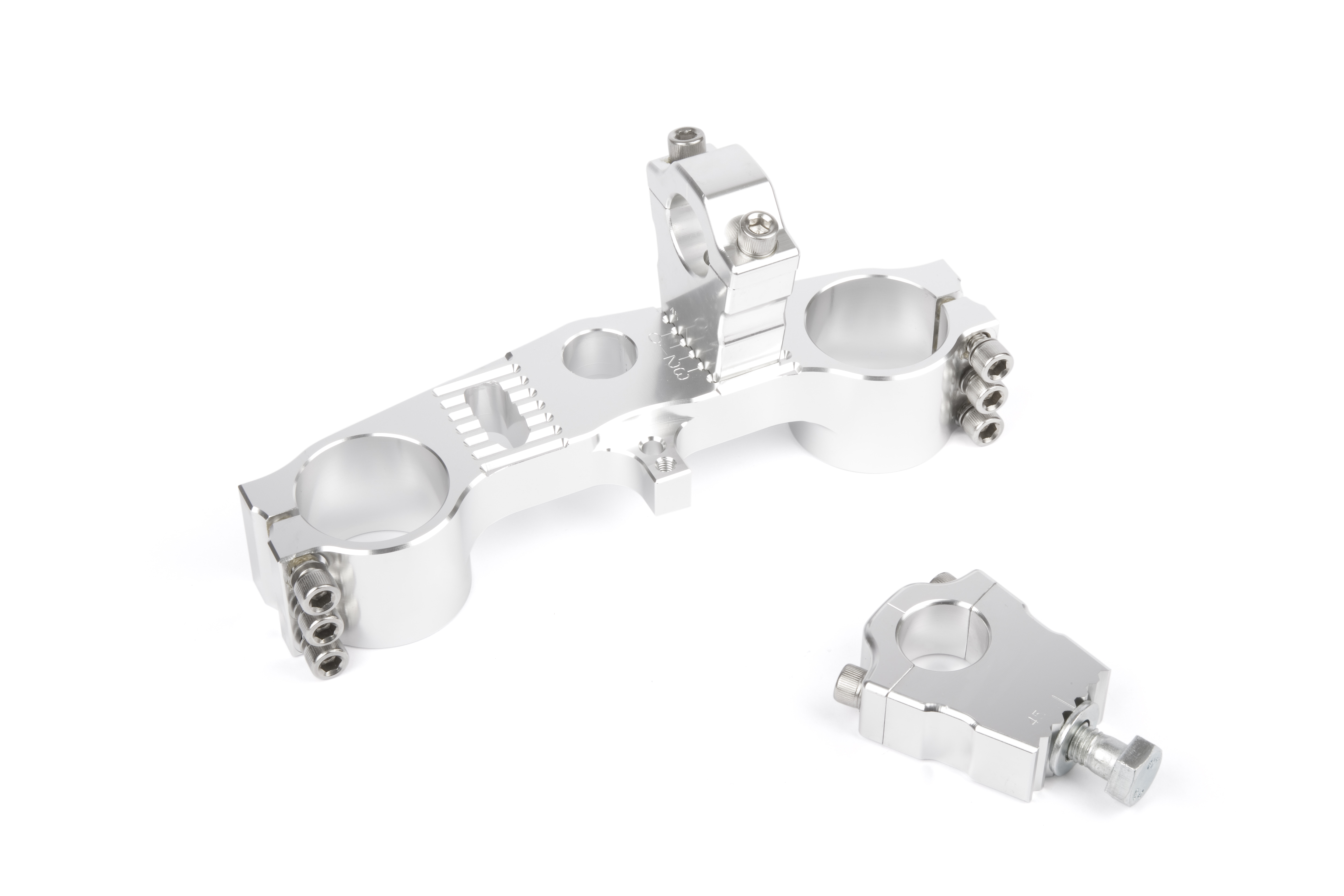 Té de fourche supérieur Kyoto Yamaha YZ 80/85 93-13 + pontet 45mm pour guidons Ø28,6mm