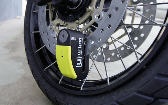 Antivol bloque-disque Urban SRA noir et jaune ø14 mm Hi-Tech Alarme - vue 2