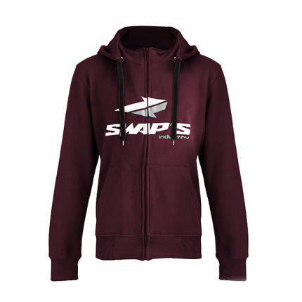 Sweat-shirt à capuche Paddock Bordeaux Taille L Swaps