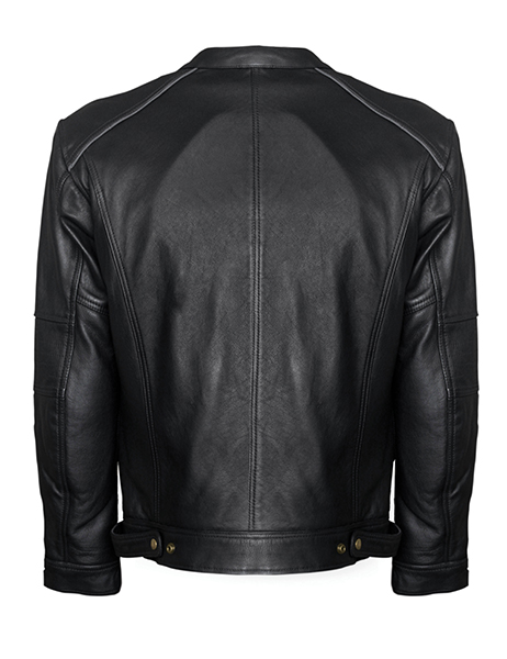 Blouson Cuir Homme Vintage Gasoline Noir Taille XL - vue 3