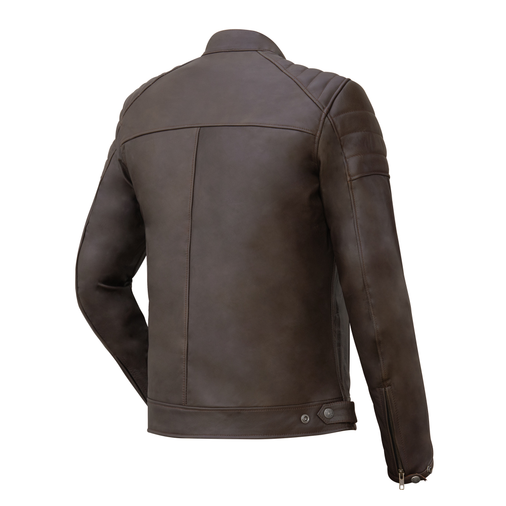 Blouson Cuir Homme GT Trophy Gasoline Marron Taille S - vue 2
