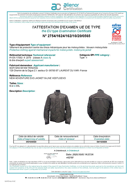 Veste moto Adventure Evo S-Line homme noir/jaune fluo taille M - vue 4
