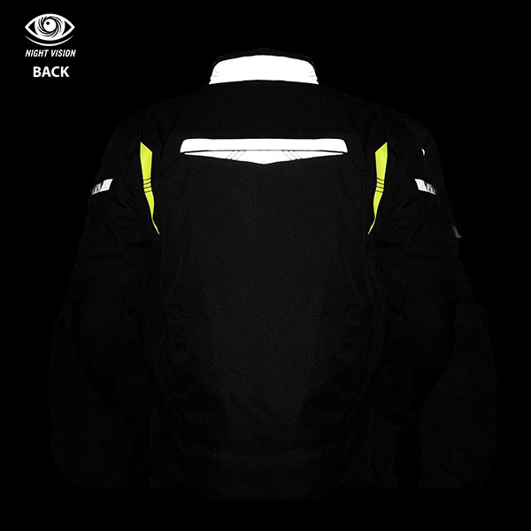 Veste moto Adventure Evo S-Line homme noir/jaune fluo taille M - vue 7