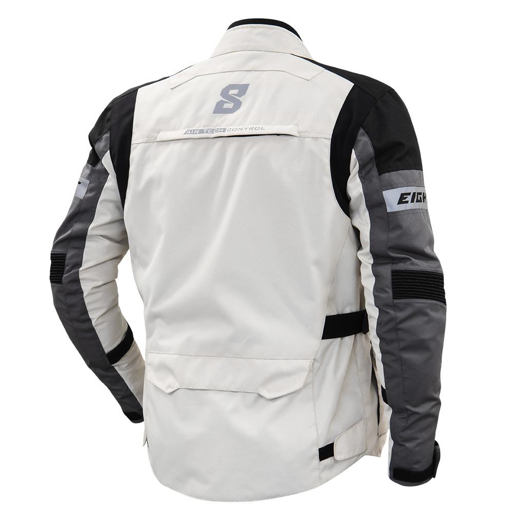 Veste moto Eight Trekk Sable/Noir XL - vue 2