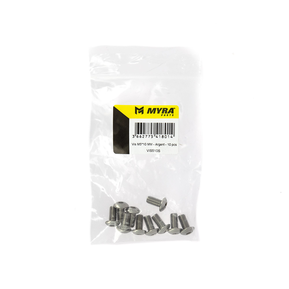 Vis M5×10 mm Myra argent (10 pièces) - vue 2