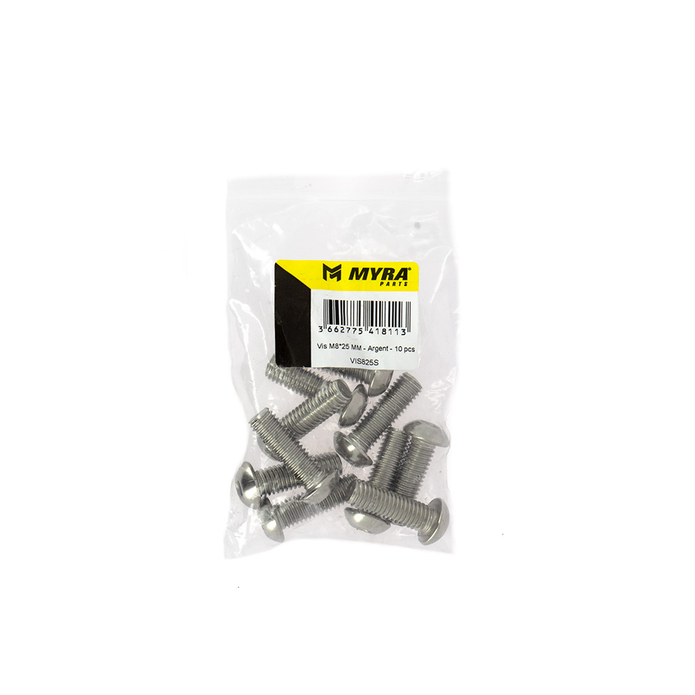 Vis M8×25 mm Myra argent 10 pièces - vue 2